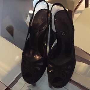 Via spiga Black wedges